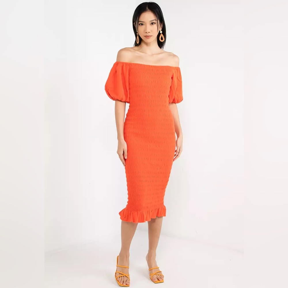 Never Fully Dressed Jojo coral dress